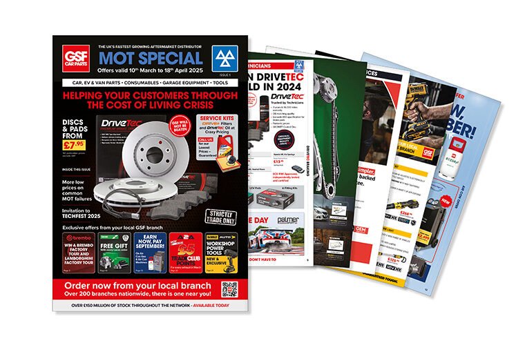 GSF launches catalogue ahead of MOT season 9 MOT Special Image garage wire