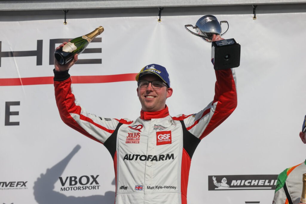 Dominant start to Porsche Sprint Challenge GB season for GSF Clean Racing 9 Matt Kyle Henney podium